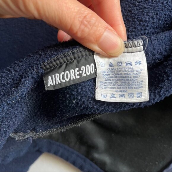 Vintage Lands’ End Dodgers fleece full zip up Vest Sz L - Picture 8 of 10